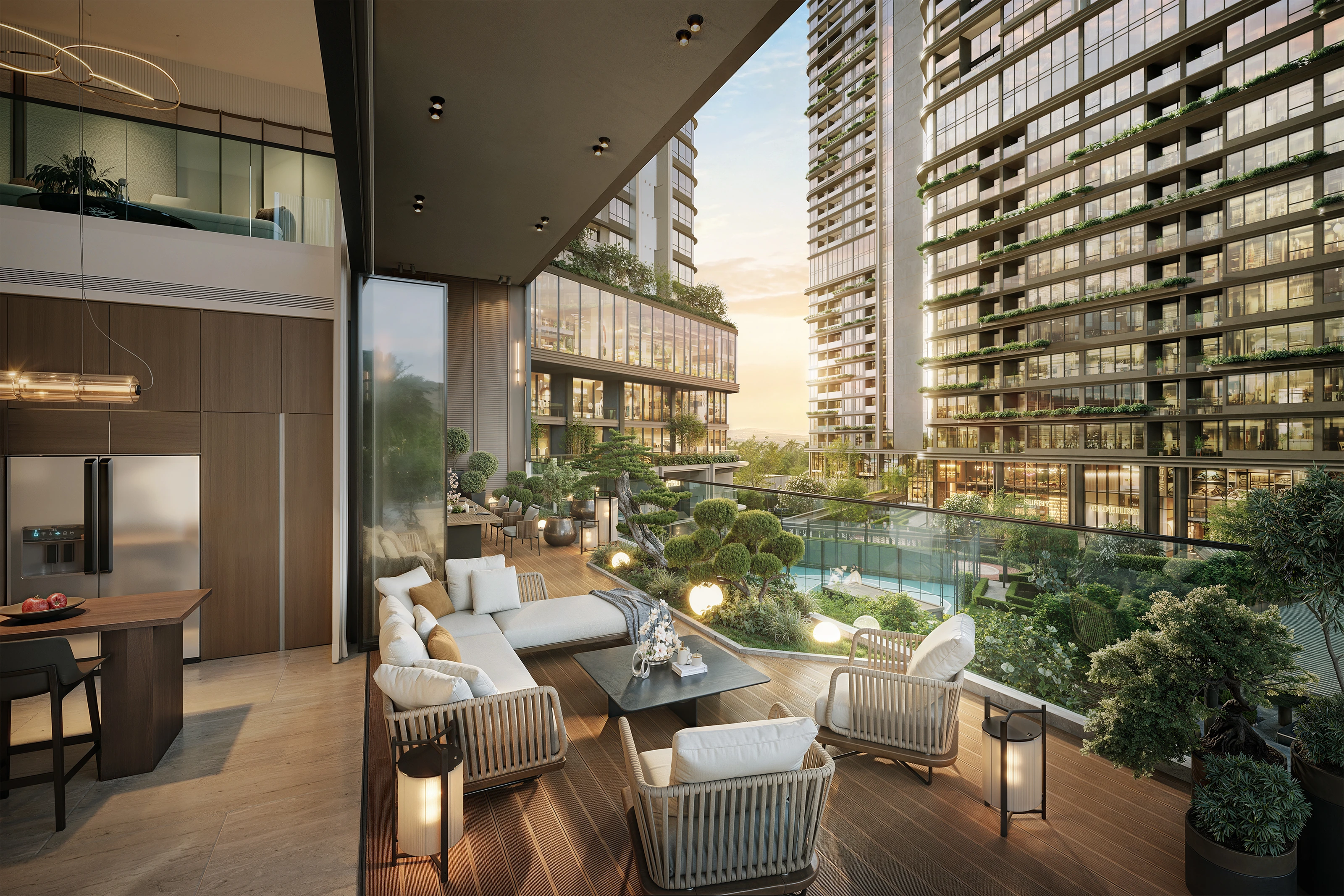 The Townhouse terrace at The Magnolia